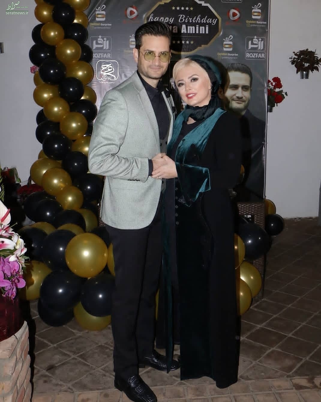 عکس/ پویا امینی با همسرش در تولد ۴۲ سالگی