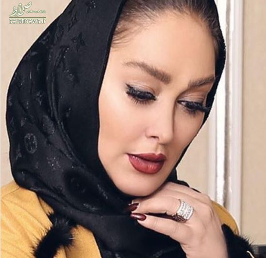 عکس/ رونمایی الهام حمیدی از حلقه ازدواجش