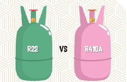 مقایسه گاز r22 با گاز r410 در کولر گازی