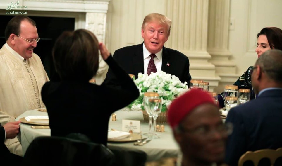 افطاری ترامپ در کاخ سفید +عکس