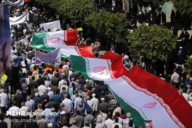 راهپیمایی روز جهانی قدس در تهران/ تصویر