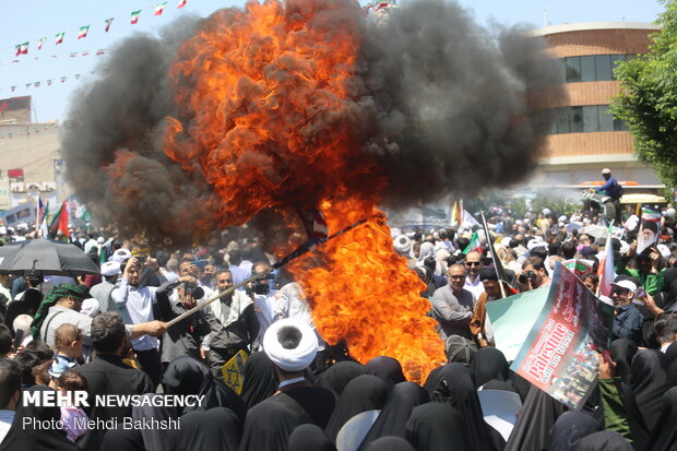 راهپیمایی روز جهانی قدس در تهران/ تصویر