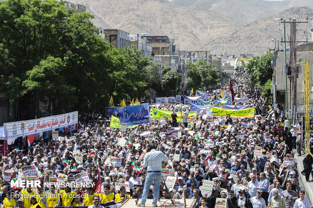 راهپیمایی روز جهانی قدس در تهران/ تصویر