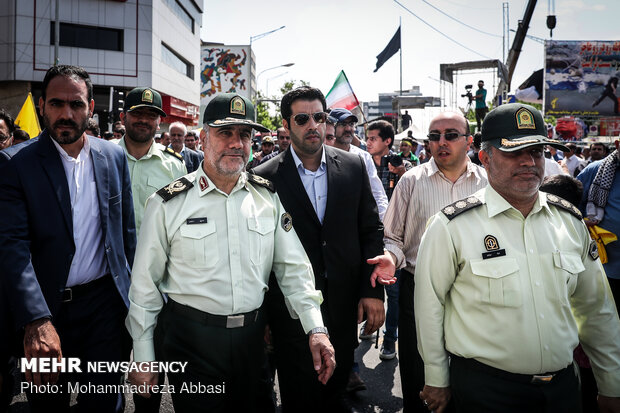 راهپیمایی روز جهانی قدس در تهران/ تصویر