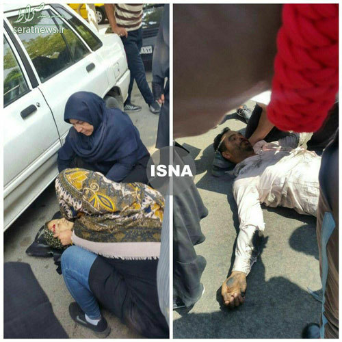 پایان درگیری زوج اصفهانی با زیر گرفتن چند عابر! پایان درگیری زوج اصفهانی با زیر گرفتن چند عابر!