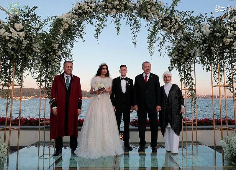 عکس/ حضور رئیس جمهور ترکیه در عروسی فوتبالیست سرشناس