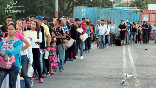 هجوم ونزوئلایی‌های گرسنه به مرز کلمبیا