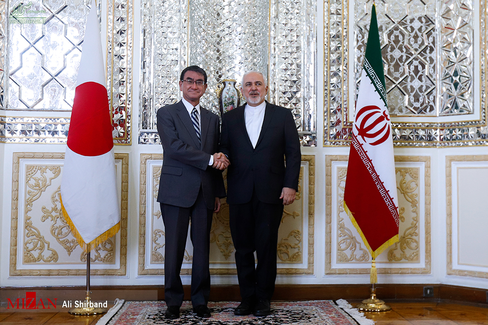 تصاویر/ دیدار وزیر امور خارجه ژاپن با ظریف