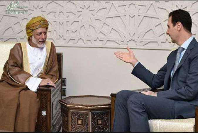 وزیر خارجه عمان با بشار اسد دیدار کرد +عکس
