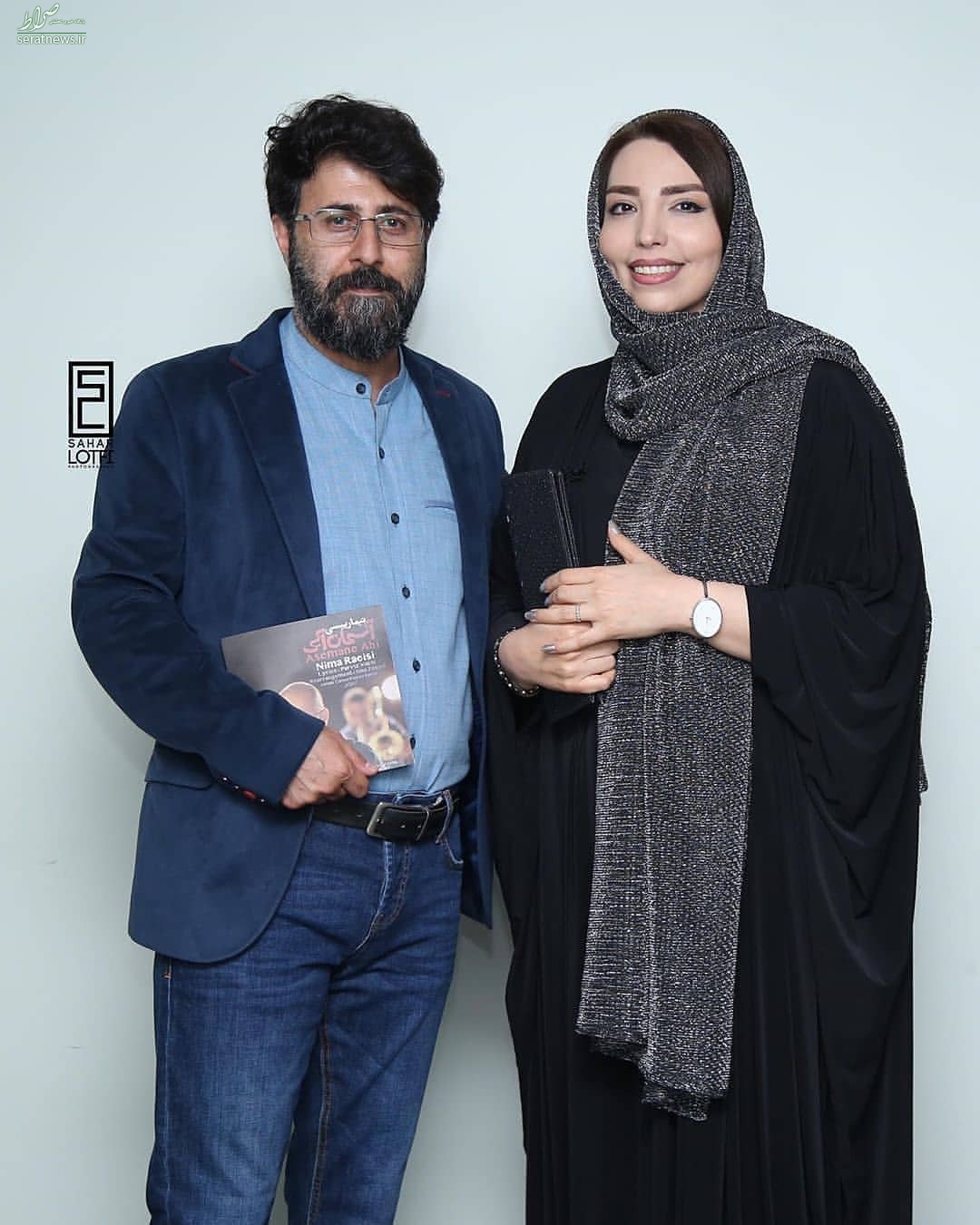 عکس/ رحمت سریال پایتخت در کنار همسرش