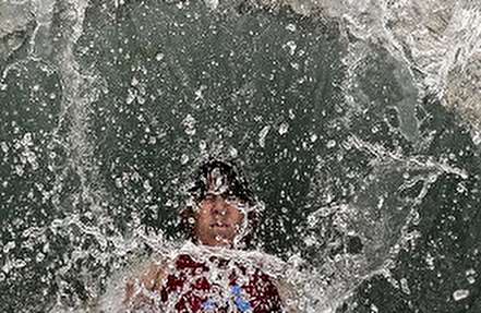 تصاویر /تابستان داغ در چشمه‌علی