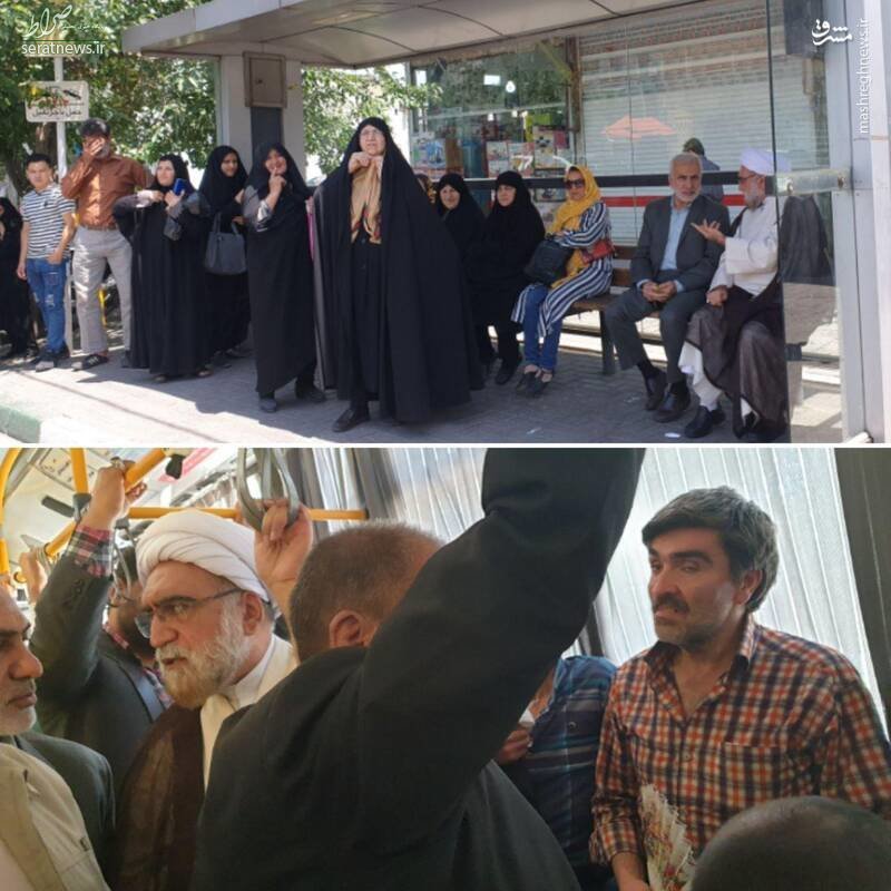 عکس/ تولیت آستان قدس با اتوبوس به حرم رضوی رفت
