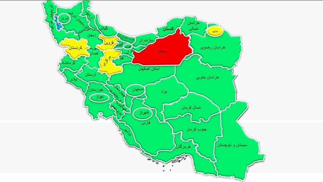 استان های پرمصرف و خوش مصرف برق در روز دوم تیرماه ۹۸+نقشه