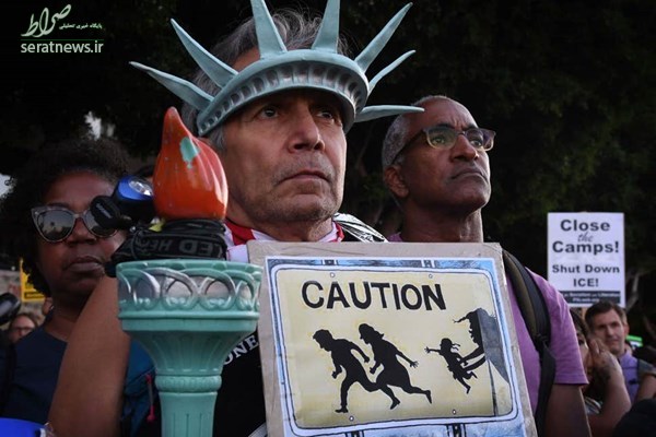 تظاهرات علیه سیاست‌های مهاجرتی ترامپ در آمریکا +تصاویر