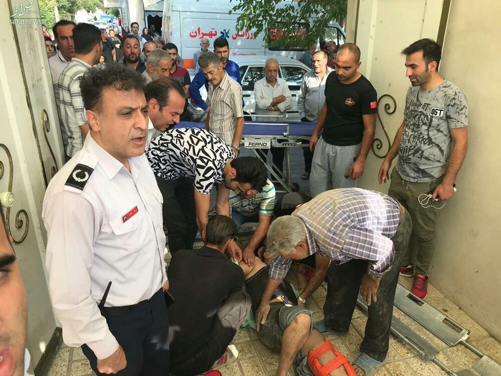 تخریب منزل مسکونی در غرب تهران + عکس تخریب منزل مسکونی در غرب تهران + عکس