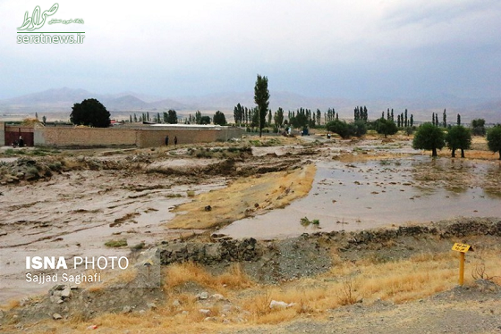 طغیان رودخانه به ۹ روستای سلماس خسارت زد +تصاویر
