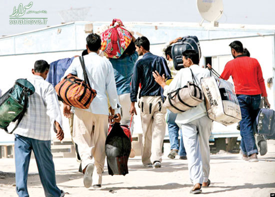 جوانانی که برای کارگری به عراق می‌روند! +تصاویر