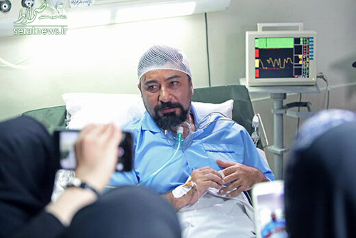 امیرحسین صدیق روی تخت بیمارستان +عکس