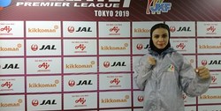 کسب مدال طلای بانوی کاراته کار ایرانی در لیگ جهانی توکیو