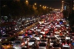 آخرین وضعیت ترافیک شامگاهی معابر پایتخت