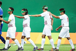 صعود تیم فوتبال نابینایان ایران به مرحله حذفی قهرمانی آسیا