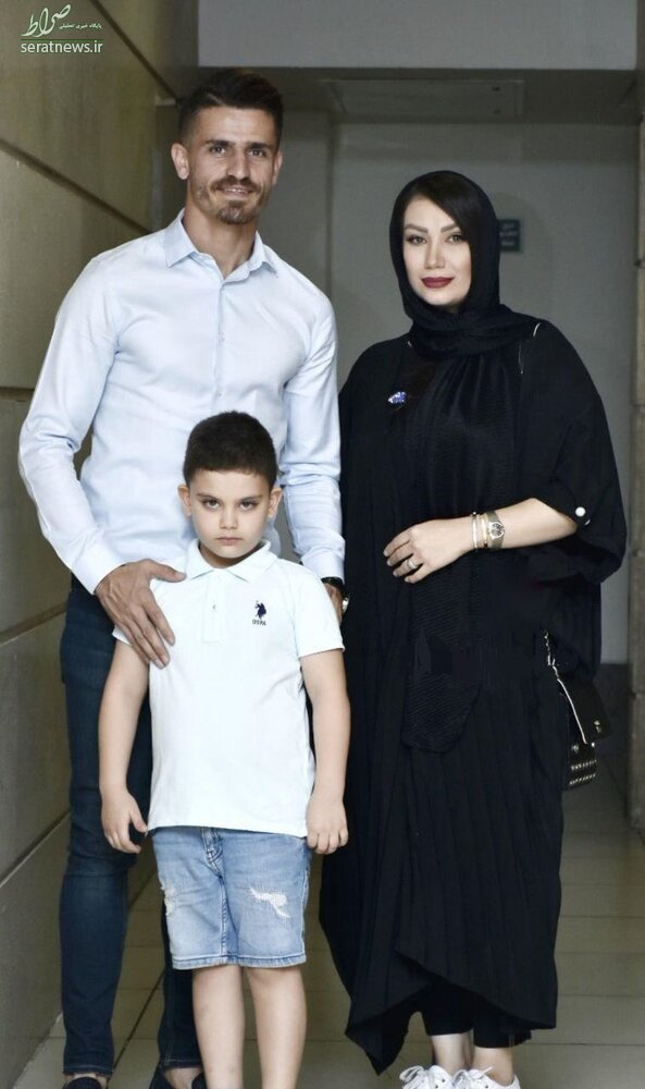 عکس/ وریا غفوری به همراه همسر و پسرش در سینما