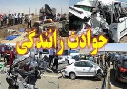 تصادف خونبن در محور خاش