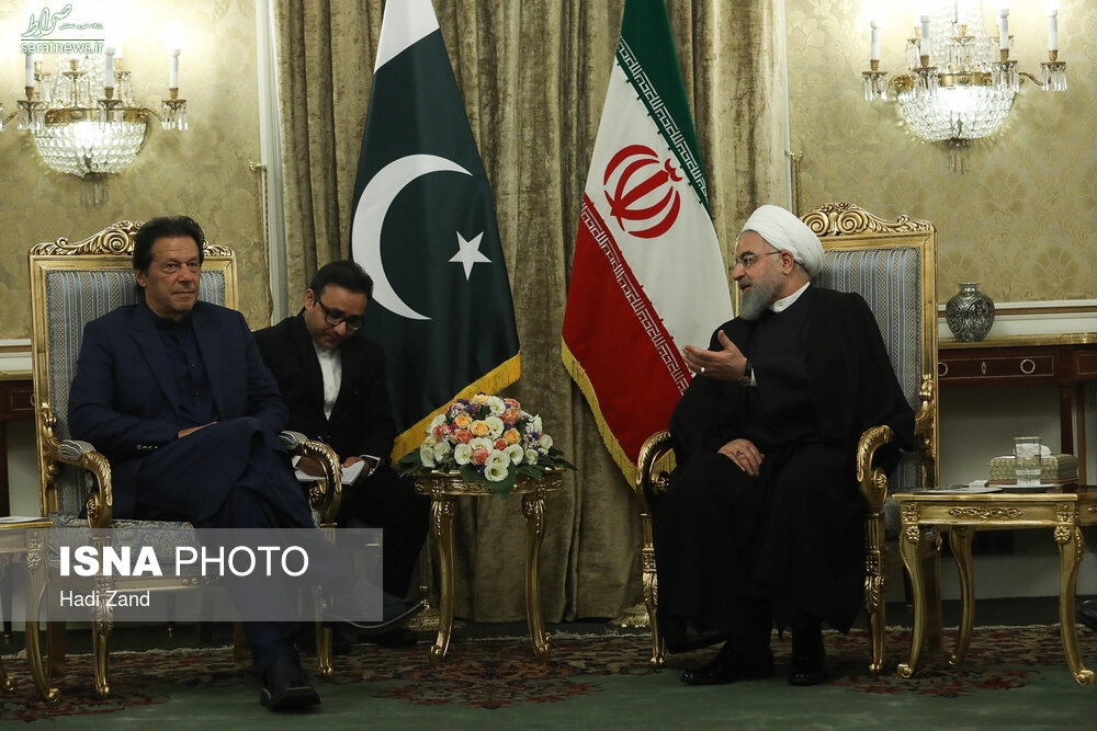 عکس/ دیدار روحانی با نخست وزیر پاکستان