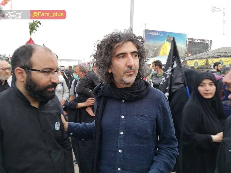 عکس/حضور «علی علیزاده» در پیاده‌روی اربعین