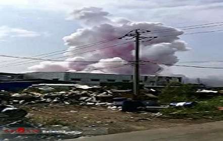 انفجار مرگبار در کارخانه مواد شیمیایی
