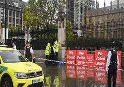 خودسوزی مقابل پارلمان انگلیس به در بسته خورد