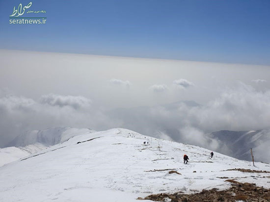 عکس/ آلودگی شدید هوای تهران بر فراز توچال