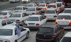 ترافیک سنگین در آزادراه تهران ساوه