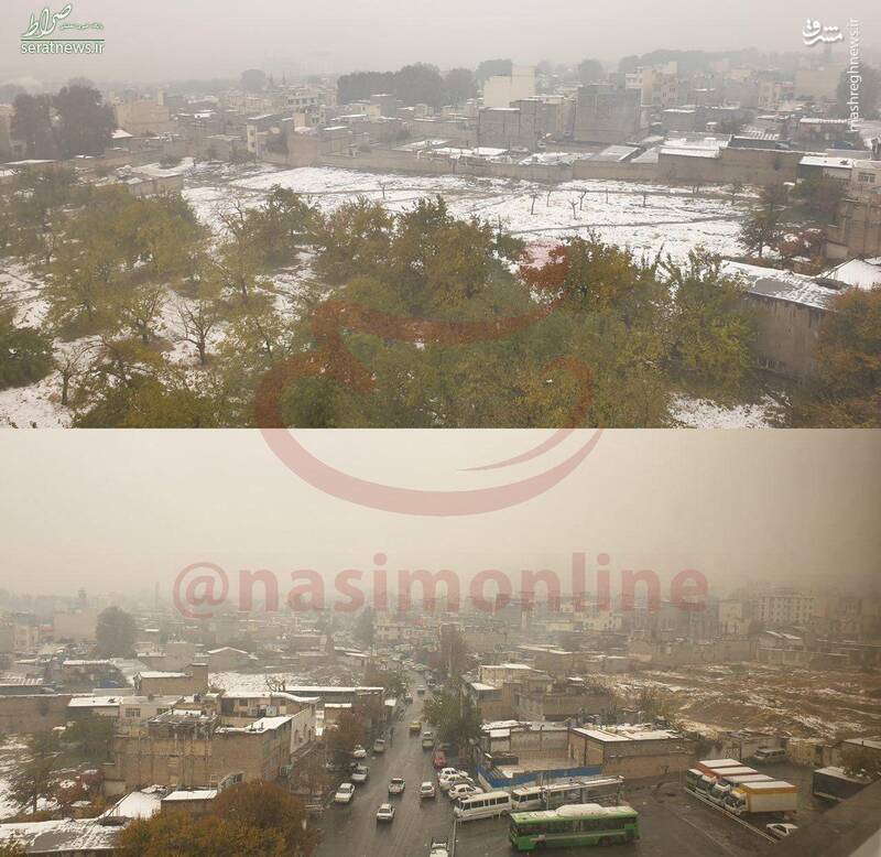 عکس/ بارش برف در تهران