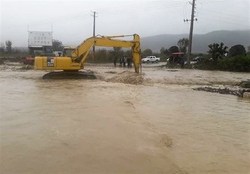 وقوع سیلاب در مرکز مازندران
