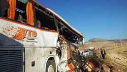 واژگونی اتوبوس در مسیر مرند-تبریز