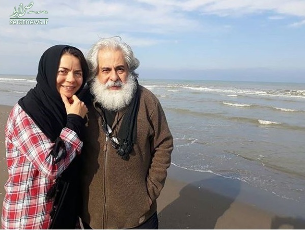 عکس/ مهتاب نصیرپور و همسرش