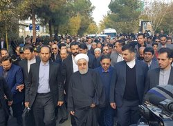 تقدیر روحانی از پیام همدردی رهبر معظم انقلاب