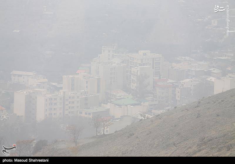 عکس/ هوای تهران در وضعیت اضطرار