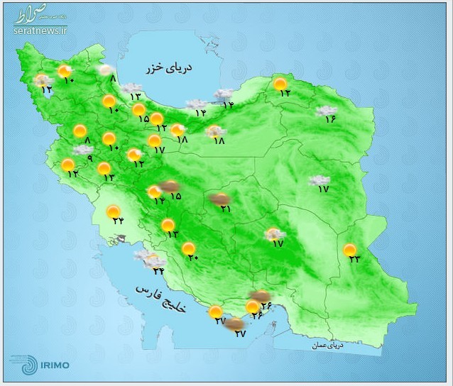 آخرین وضعیت جوی و ترافیکی جادههای کشور در ۱۵ فروردین ۹۹ آخرین وضعیت جوی و ترافیکی جادههای کشور در ۱۵ فروردین ۹۹
