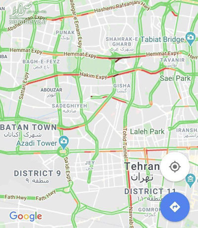 از امروز در تهران، به جای خانه، در ترافیک بمانید!+ تصاویر