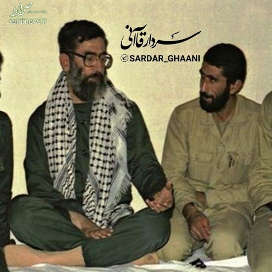 عکس/ تصویر دیده نشده از رهبر انقلاب و سردار قاآنی
