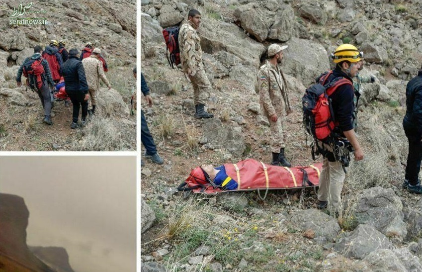 بی‌احتیاطی منجر به سقوط از کوه صفه شد+ تصاویر