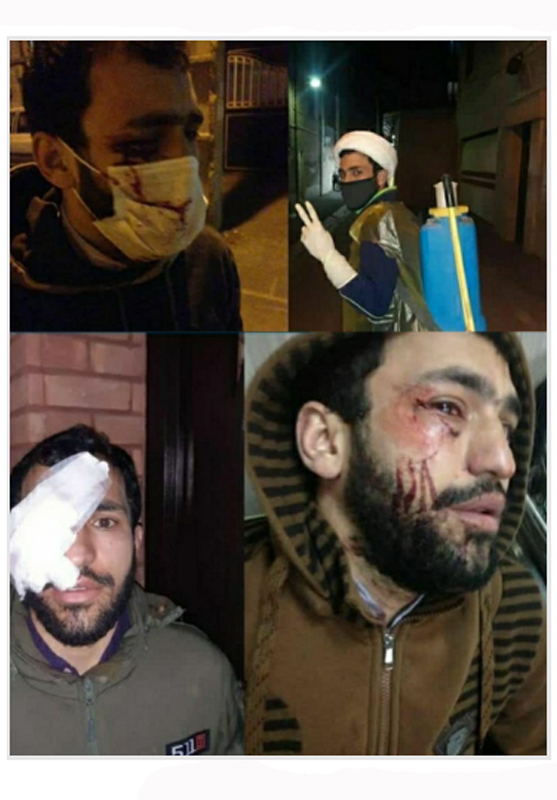 طلبه جهادگری که دیشب مورد حمله جوان مست قرار گرفت + عکس