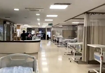 فیلم/ نبود بیمار کرونایی در اورژانس یک بیمارستان