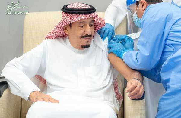 پادشاه عربستان واکسن کرونا زد+عکس پادشاه عربستان واکسن کرونا زد+عکس