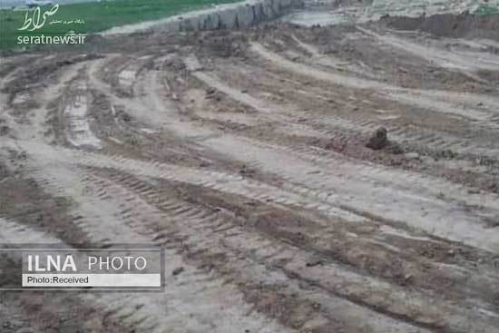 لودرها محوطه تاریخی پنجهزار ساله را صاف کردند لودرها محوطه تاریخی پنجهزار ساله را صاف کردند
