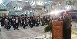 مراسم بزرگداشت فجر ۴۲ در حرم بنیانگذار کبیر انقلاب اسلامی برگزار شد