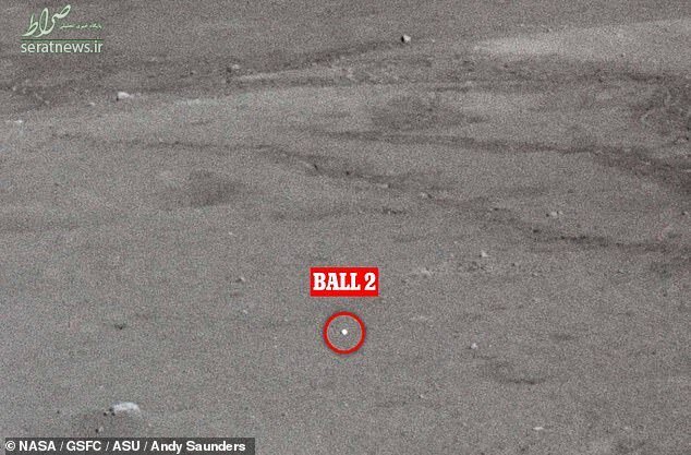 توپ گمشده‌ی گلف در ماه پیدا شد! +تصاویر