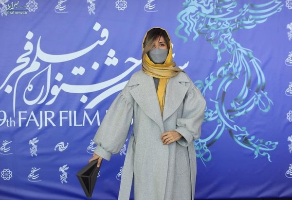 عکس/ تیپ «سارا بهرامی» در جشنواره فجر ۳۹